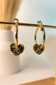 waterproof non tarnish earrings gold plated