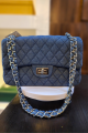 Denim Luxe Flap Bag