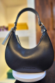 Luna Curve Shoulder Bag-Black