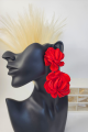 Scarlet Bloom earrings